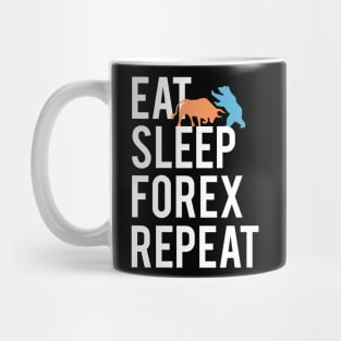 Eat sleep forex repeat Mug